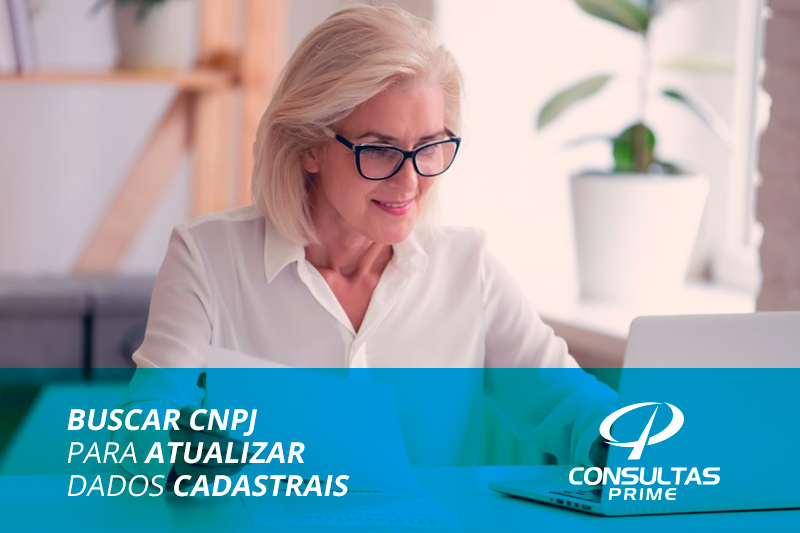 Buscar CNPJ para atualizar dados cadastrais